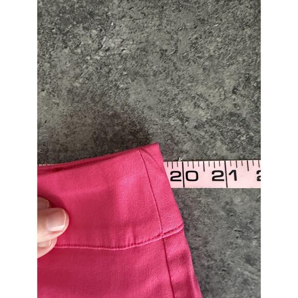 Ashley Stewart Pants Womens 18 Pink Stretch‎ Ankle Slim Fit Dress Work Office - Picture 6 of 9